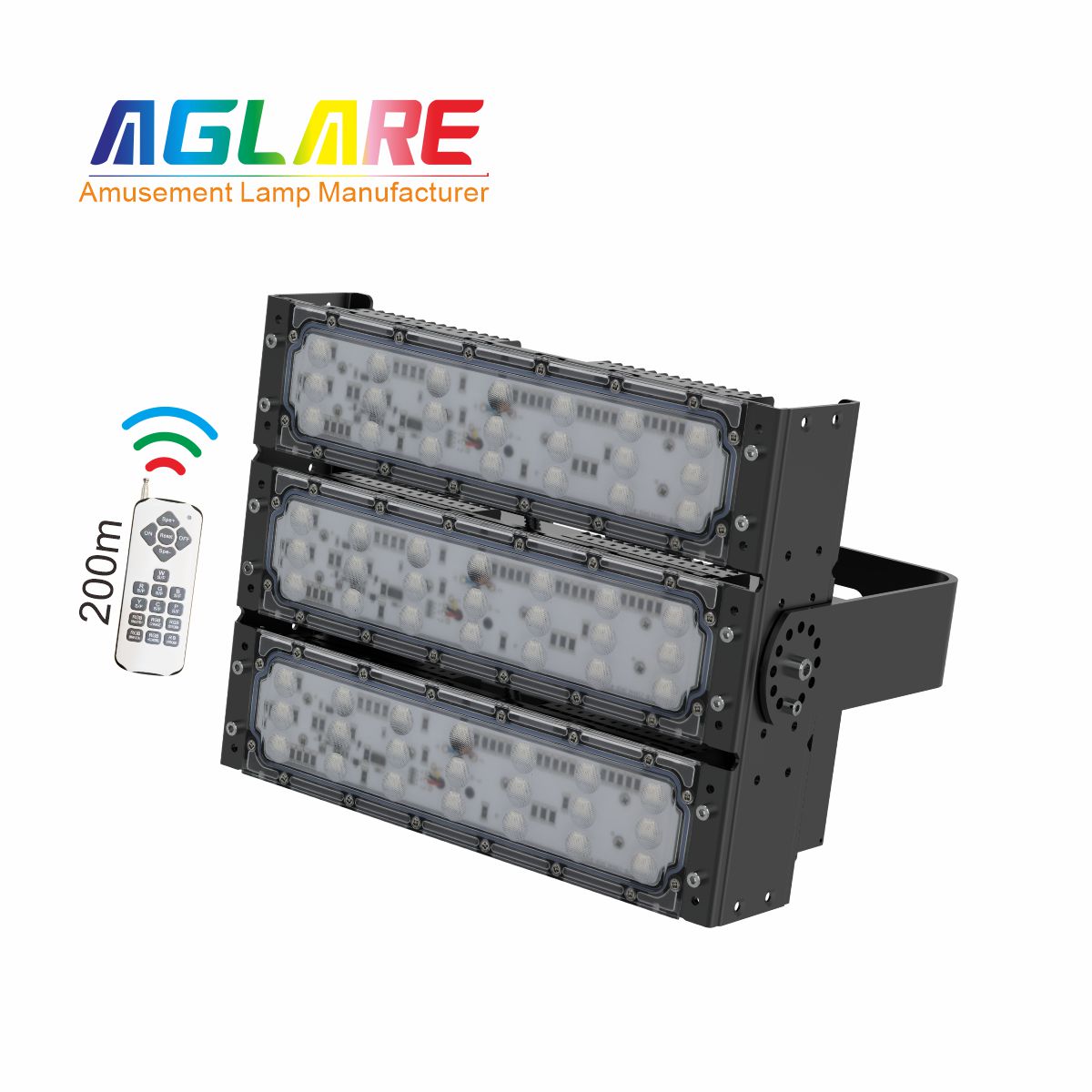 150W LED彩色泛光灯投光灯,变色户表射灯带？仄