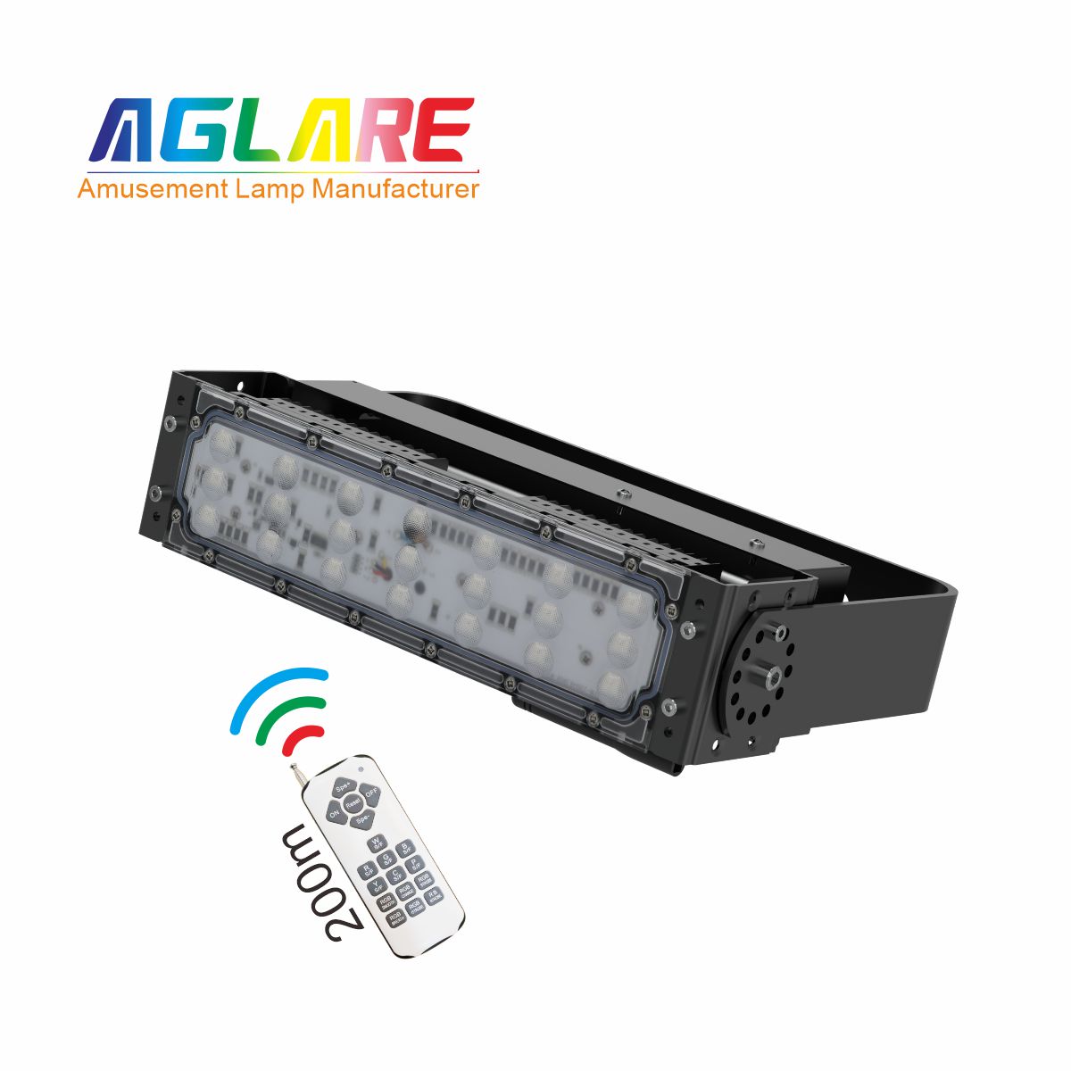 50W LED彩色投光灯带？仄