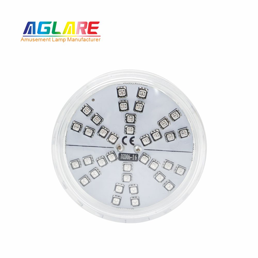 60mm RGB LED游乐场灯1-16自动法式旋转成效- AC24V， 42led