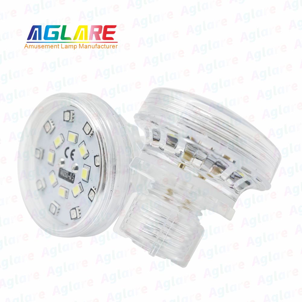 DW002法式1-16，AC24V 38mm RGB+W LED灯用于游乐设施